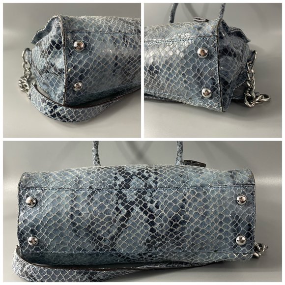 Michael Kors Hamilton Embossed Python-Print Medium Bag - Picture 12 of 12